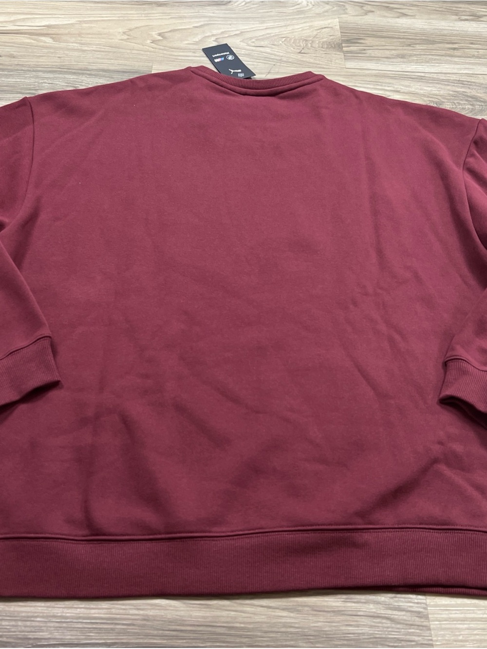 Puma BMW Motorsport MMS Graphic Burgundy Sweatshirt Men’s Large 632593-05 NWT$80 - Picture 6 of 6